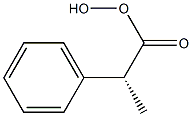 [R,(-)]-2-Phenylperoxypropionic acid 结构式