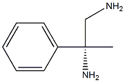 [R,(-)]-2-Phenyl-1,2-propanediamine 结构式