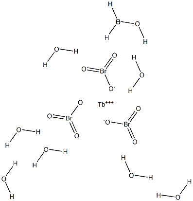 Terbium tribromate nonahydrate 结构式