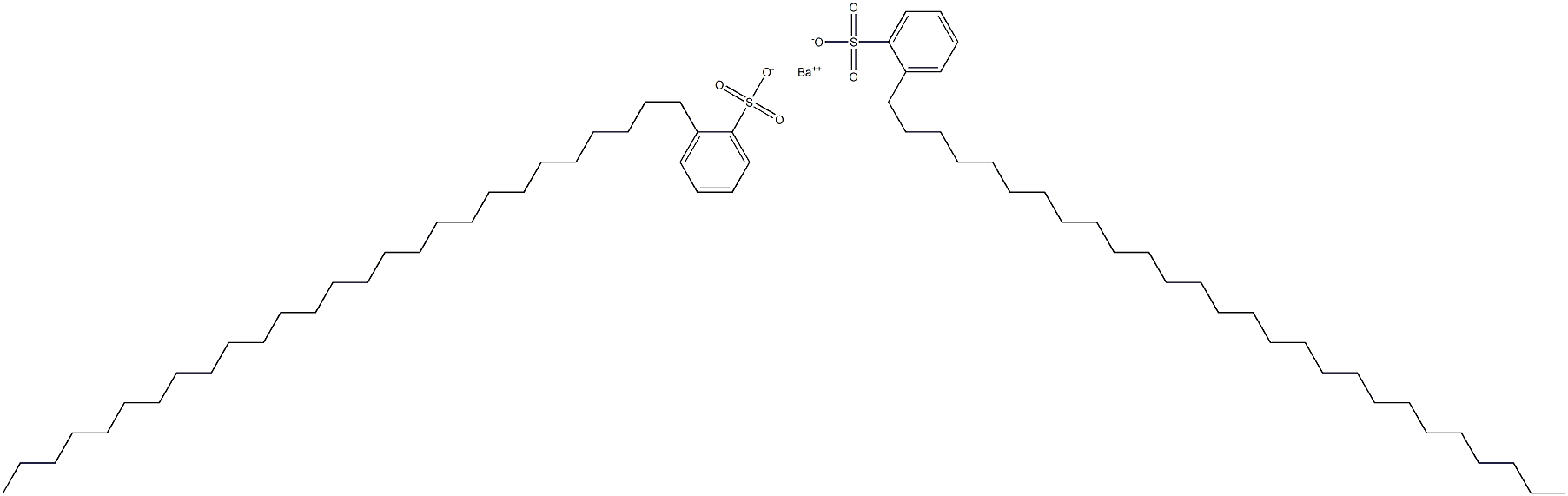 Bis(2-heptacosylbenzenesulfonic acid)barium salt 结构式