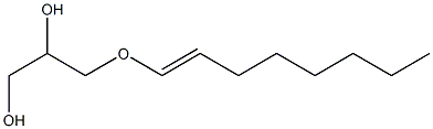 3-(1-Octenyloxy)-1,2-propanediol 结构式