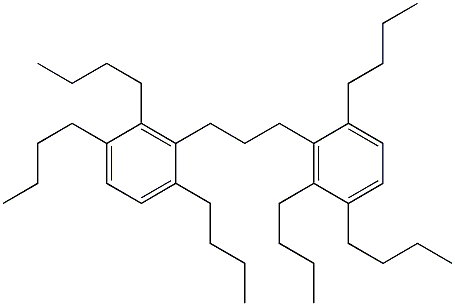 3,3'-(1,3-Propanediyl)bis(1,2,4-tributylbenzene) 结构式