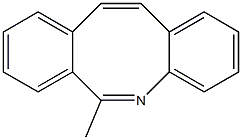 6-Methyldibenz[b,f]azocine 结构式