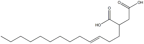 2-(3-Tridecenyl)succinic acid 结构式