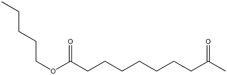 9-Oxodecanoic acid pentyl ester 结构式