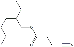 3-Cyanopropionic acid (2-ethylhexyl) ester 结构式