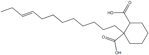 Cyclohexane-1,2-dicarboxylic acid hydrogen 1-(9-dodecenyl) ester 结构式