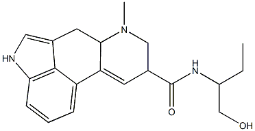 4,6,6a,7,8,9-Hexahydro-9-[1-(hydroxymethyl)propylcarbamoyl]-7-methylindolo[4,3-fg]quinoline 结构式