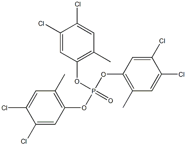 Phosphoric acid tris(3,4-dichloro-6-methylphenyl) ester 结构式