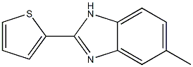 2-(2-Thienyl)-5-methyl-1H-benzimidazole 结构式