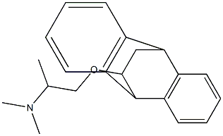 2-[(9,10-Dihydro-9,10-ethanoanthracen-11-yl)oxy]-N,N,1-trimethylethanamine 结构式