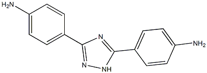 4,4'-(1H-1,2,4-Triazole-3,5-diyl)bisaniline 结构式