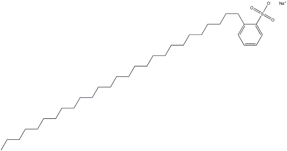 2-Heptacosylbenzenesulfonic acid sodium salt 结构式