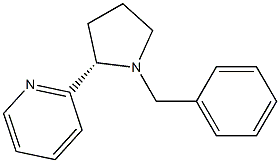 2-[(2S)-1-Benzylpyrrolidin-2-yl]pyridine 结构式