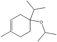 4-Isopropyloxy-p-menth-1-ene 结构式