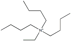 Ethyltributylaminium 结构式