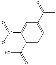 4-Acetyl-2-nitrobenzoic acid 结构式