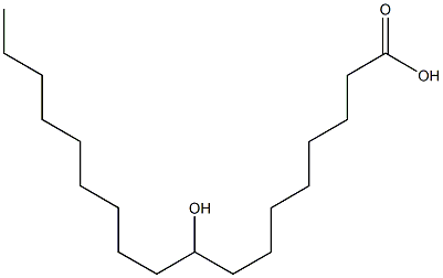 9-Hydroxyoctadecanoic acid 结构式