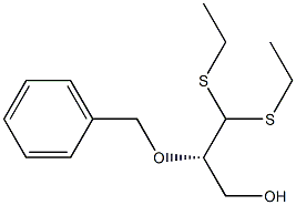 [S,(-)]-2-(Benzyloxy)-3,3-di(ethylthio)-1-propanol 结构式