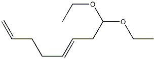 3,7-Octadienal diethyl acetal 结构式