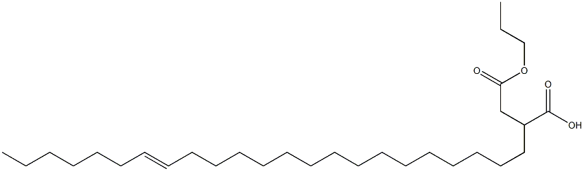 2-(16-Tricosenyl)succinic acid 1-hydrogen 4-propyl ester 结构式