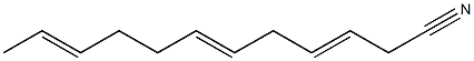 3,6,10-Dodecatrienenitrile 结构式