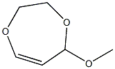 5-Methoxy-2,3-dihydro-5H-1,4-dioxepin 结构式