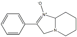 2-Phenyl-3,5,6,7,8,8a-hexahydroimidazo[1,2-a]pyridine 1-oxide 结构式