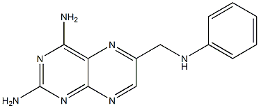 6-(Phenylaminomethyl)pteridine-2,4-diamine 结构式
