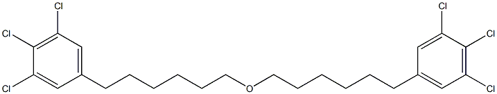 3,4,5-Trichlorophenylhexyl ether 结构式