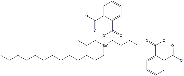 Bis(phthalic acid 1-tridecyl)dibutyltin(IV) salt 结构式