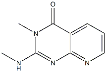 3-Methyl-2-methylaminopyrido[2,3-d]pyrimidin-4(3H)-one 结构式