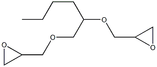 2,2'-[1,2-Hexanediylbis(oxymethylene)]bis(oxirane) 结构式