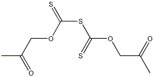 Acetyl[methoxy(thiocarbonyl)] sulfide 结构式