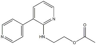 Acetic acid 2-[(3,4'-bipyridin-6-yl)amino]ethyl ester 结构式