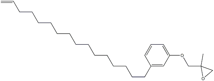 3-(15-Hexadecenyl)phenyl 2-methylglycidyl ether 结构式