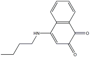 4-(Butylamino)naphthalene-1,2-dione 结构式