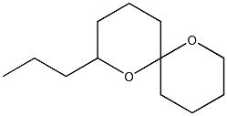 2-Propyl-1,7-dioxaspiro[5.5]undecane 结构式