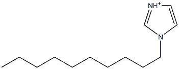 1-Decylimidazolium 结构式