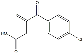 3-(4-Chlorophenylcarbonyl)-3-butenoic acid 结构式