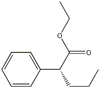 [R,(-)]-2-Phenylvaleric acid ethyl ester 结构式