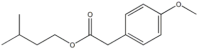 (4-Methoxyphenyl)acetic acid (3-methylbutyl) ester 结构式