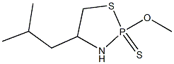 2-Methoxy-4-(2-methylpropyl)-1,3,2-thiazaphospholidine 2-sulfide 结构式