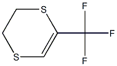 2-Trifluoromethyl-5,6-dihydro-1,4-dithiin 结构式