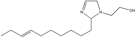 2-(7-Decenyl)-3-imidazoline-1-ethanol 结构式