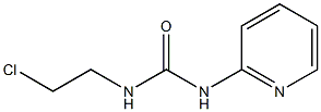 1-(2-Chloroethyl)-3-(2-pyridinyl)urea 结构式