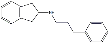 2,3-Dihydro-N-(3-phenylpropyl)-1H-inden-2-amine 结构式