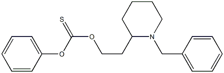 Thiocarbonic acid O-[2-(1-phenylmethylpiperidin-2-yl)ethyl]O-phenyl ester 结构式