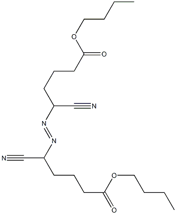 5,5'-Azobis(5-cyanovaleric acid)dibutyl ester 结构式