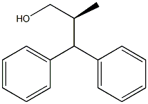 [S,(+)]-2-Methyl-3,3-diphenyl-1-propanol 结构式